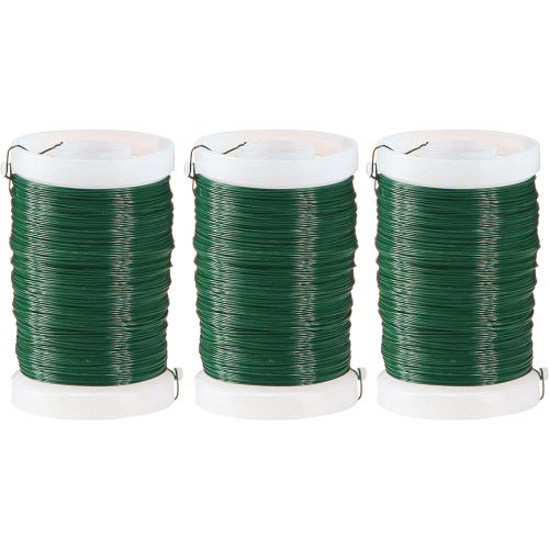Artikel Bloemistendraad decoratiedraad mirtedraad groen 0,30 mm 100 g 3 st
