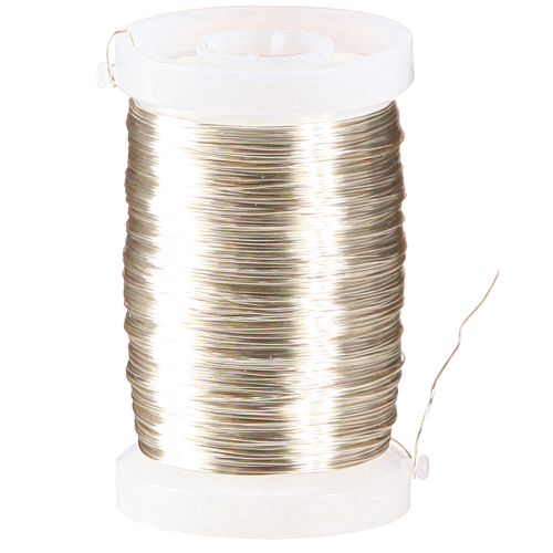 Artikel Bloemistendraad mirtedraad champagne 0,30mm 100g 3 st