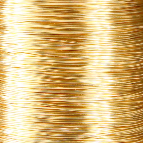 Artikel Bloemistendraad mirtedraad decoratief draad goud 0,30mm 100g 3 stuks