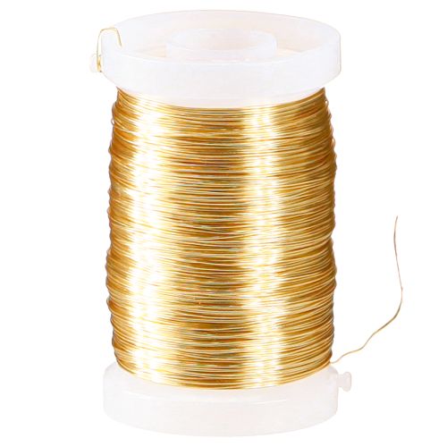 Artikel Bloemistendraad mirtedraad decoratief draad goud 0,30mm 100g 3 stuks