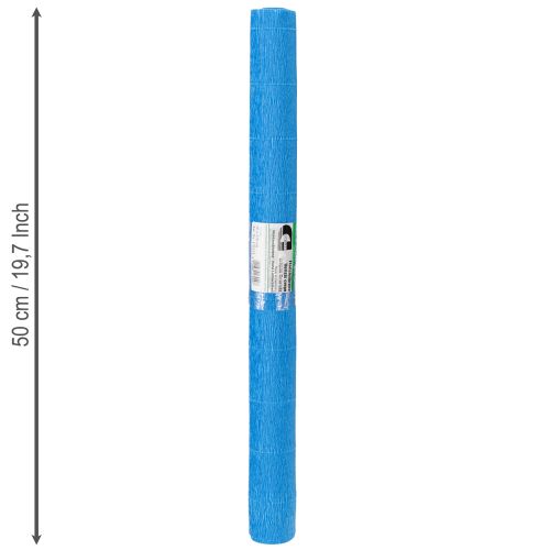 Artikel Bloemisten crêpepapier voor bloemisterij blauw 50×250cm 5 stuks