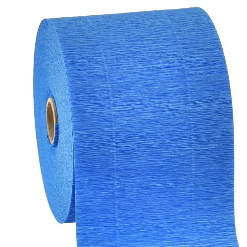 Artikel Bloem crêpe blauw B10cm gramgewicht 128g/m² L250cm 2 stuks