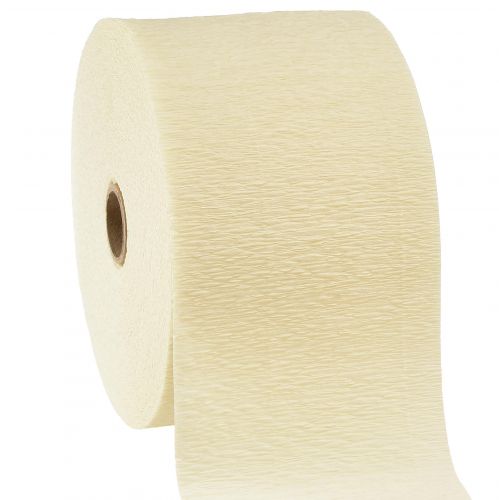 Artikel Bloem crêpe champagne crème B10cm L250cm 2st