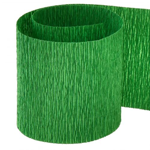 Artikel Bloem crêpe groen B10cm gramgewicht 128g/m² L250cm 2 stuks