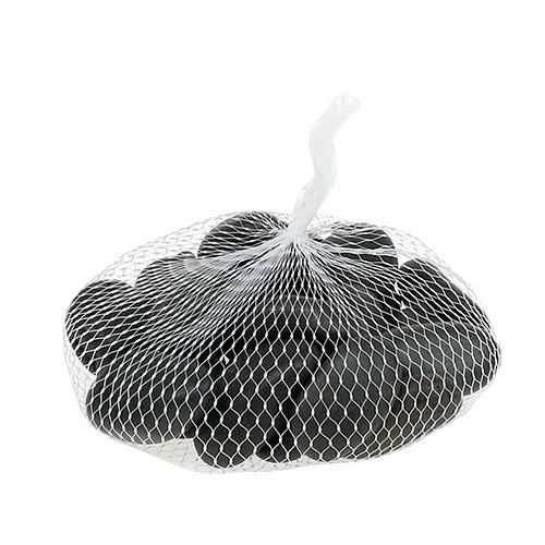 Artikel Rivierkiezels zwart mat 2cm - 5cm 1kg