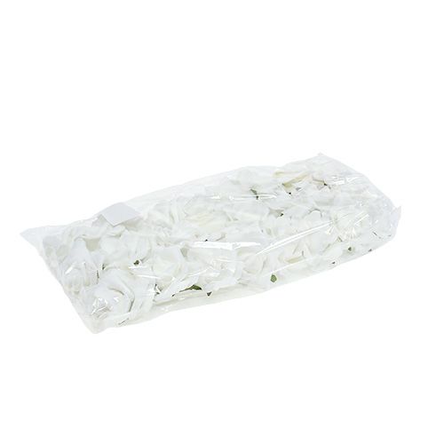 Artikel Foam roosjes Ø6cm wit 27 st