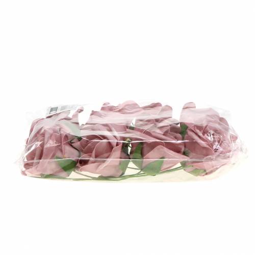 Artikel Foam roosjes Ø10cm oudroze 8 st