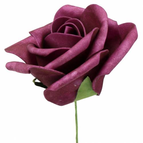Artikel Foam roosjes Ø10cm mauve 8 st