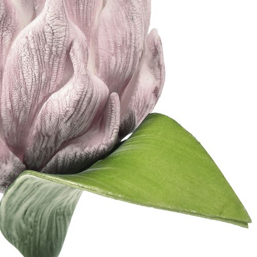 Floristik24 Foam artisjok licht paars 14cm L28cm 1 st