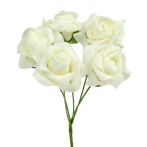 Artikel Foam Roos Ø4,5cm Crème 36 st
