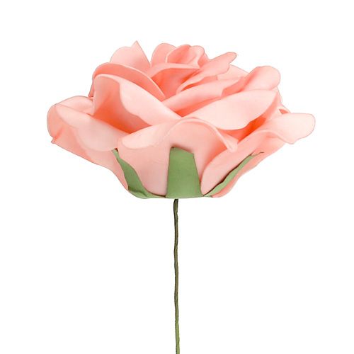 Artikel Foam Rose Foam Rose Zalm Ø15cm 4st