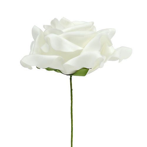 Artikel Foam Roos Wit Ø15cm 4 st