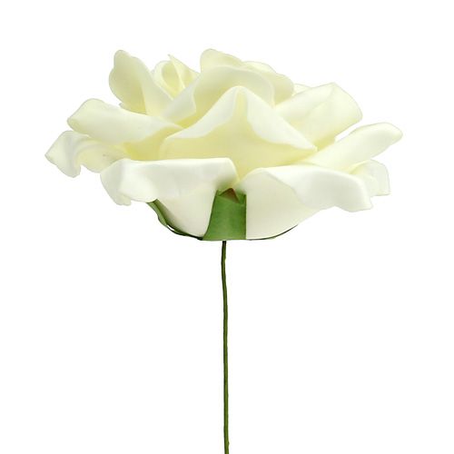 Artikel Foam rozen crème Ø15cm 4 st
