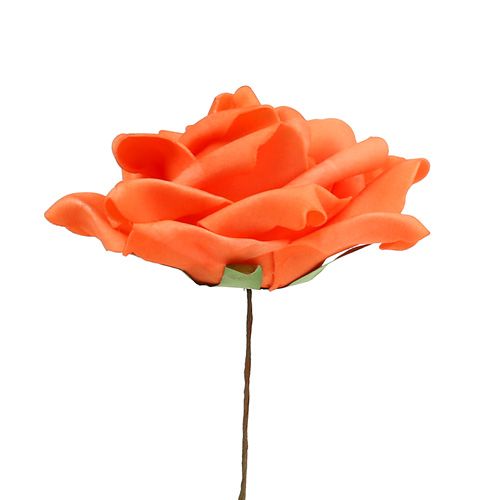 Artikel Foamrozen oranje Ø15cm 4 st