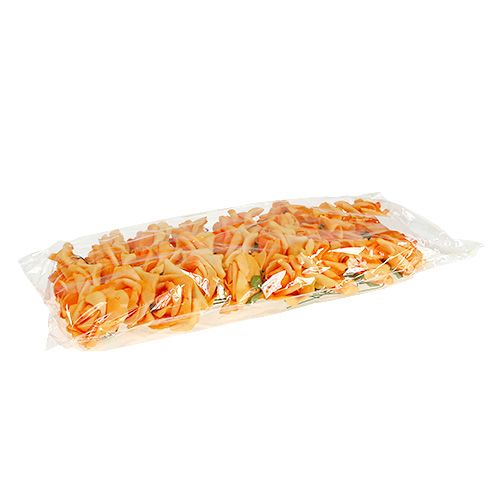 Floristik24 Foam roosjes Ø6cm lichtoranje 27 st
