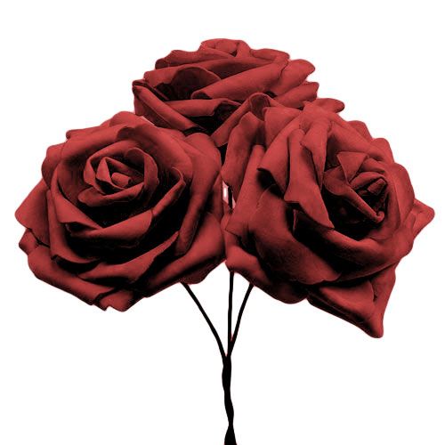 Foam roze rood Ø10cm 8 st