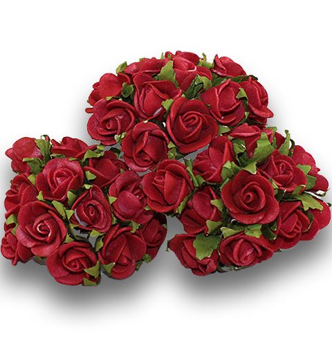 aardbeving onstabiel Harden Floristik24.nl Mini roosjes rood 144st - goedkoop online kopen