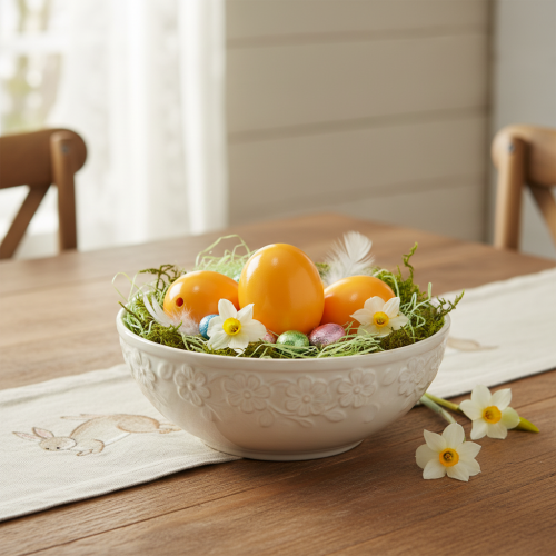 Artikel Paaseieren, echte kippeneieren, perfect voor creatieve knutselprojecten en paasdecoraties, 5 cm, 10 stuks