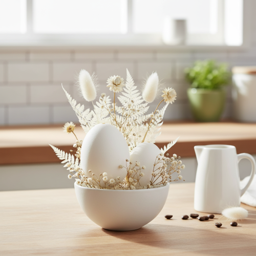 Artikel Witte kippeneieren, 10 stuks