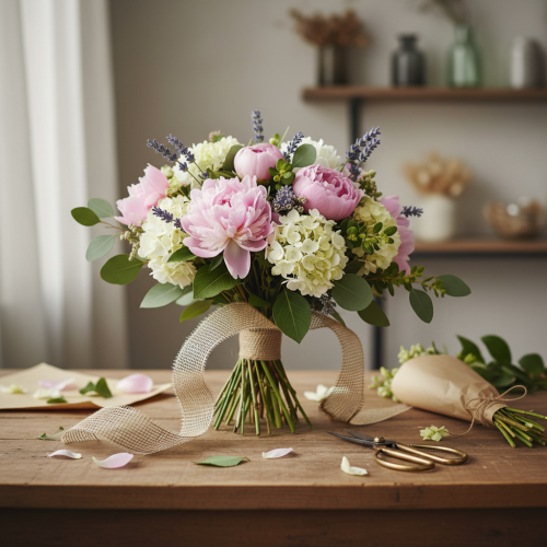 Artikel Natuurlijk jute lint, 5 cm breed, 40 m lang