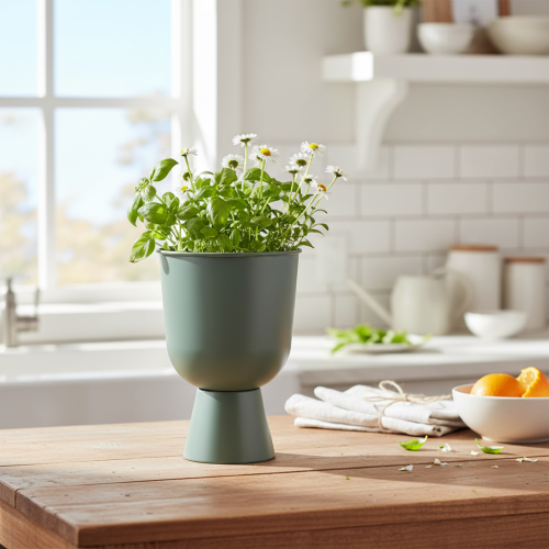 Artikel Metalen trofee voor stijlvolle interieurdecoratie, modern design, 23 cm