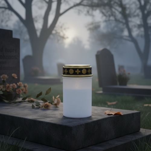 Artikel LED graflamp wit, warm wit timer werkt op batterijen Ø6.8 H12.2cm