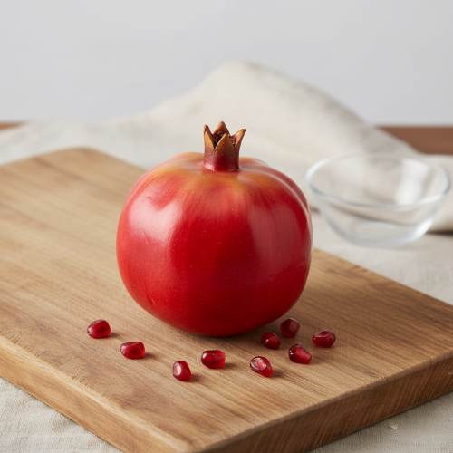 Artikel Granaatappel sierfruit kunst rode raamdecoratie 10,5cm