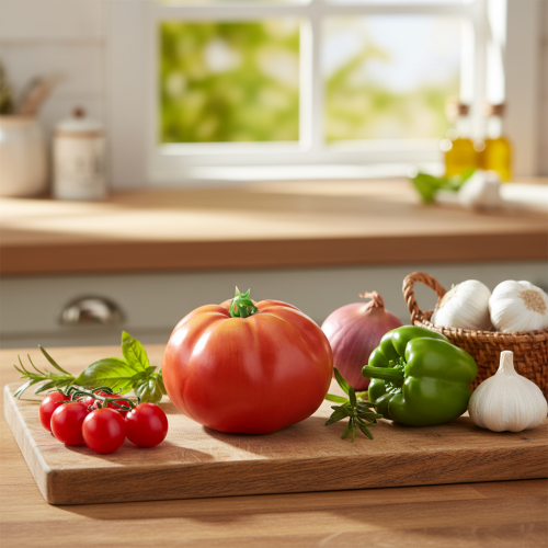 Artikel Tomaat kunstvleestomaatvoerdummy Ø10cm