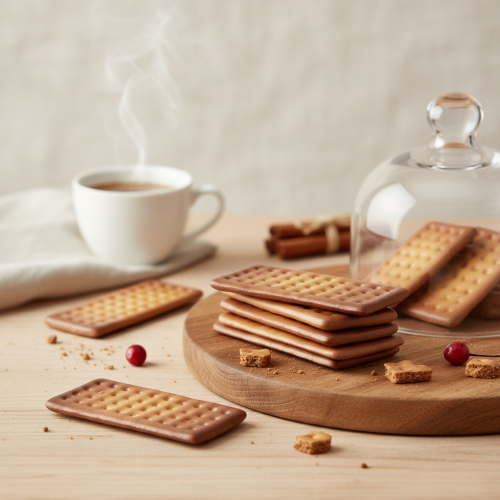 Artikel Decoratieve koekjes, kunstmatig voedsel, 24 stuks, 9x4cm, tafeldecoratie, etalagedecoratie, evenementendecoratie, foto-accessoires