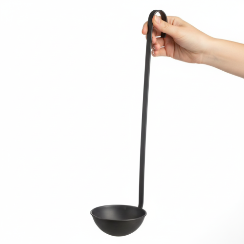 Artikel Plantenkom, decoratieve troffel, antraciet, Ø12,5 cm, 3 stuks