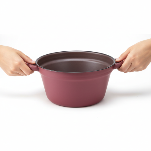 Artikel Metalen emmer met handvatten, decoratieve plantenbak, rood, Ø20,5 cm, H10,5 cm