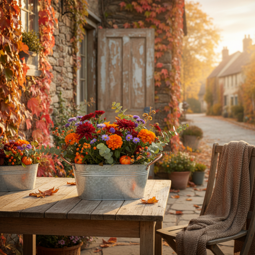 Artikel Bloempot met handvatten, decoratieve schaal, metaal, 17,5 × 12 × 9 cm