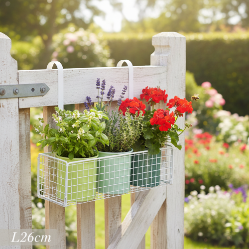 Artikel Hangende bloempot, balkondecoratie, keukendecoratie, L26cm