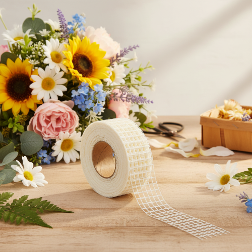 Gaasband, textielband van 4,5 cm breed voor knutselprojecten | Floristik24.nl