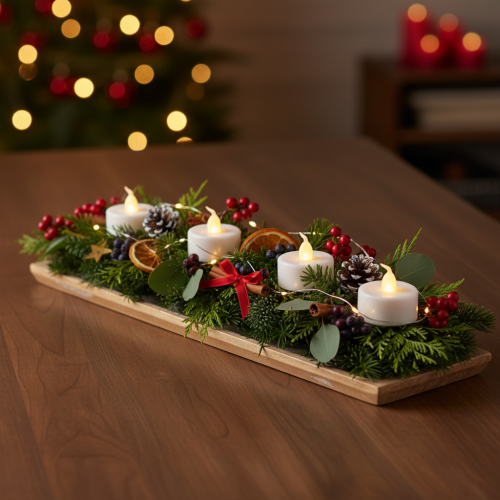 Vlameffect LED Theelichtjes Kunstkaarsen met Timer Warm Wit Ø3.6cm Set van 4 | Floristik24.nl