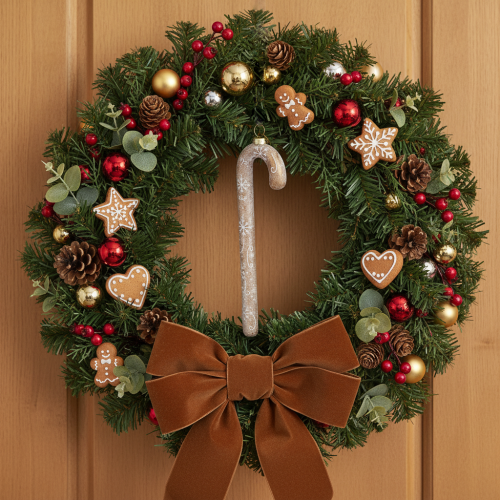 Kerstornament van glas in de vorm van een zuurstok, nostalgische kerstboomversiering, 22 cm | Floristik24.nl