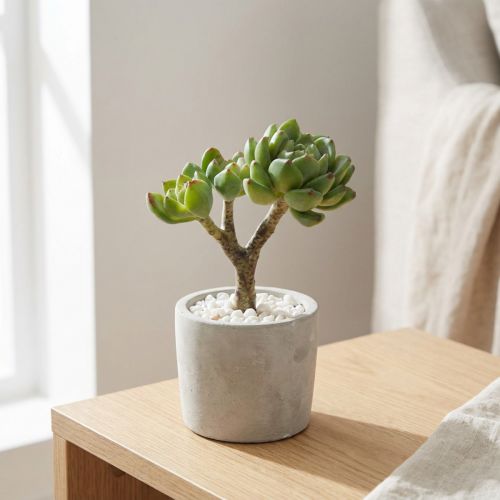 Artikel Succulent Echeveria kunstgroen H15cm