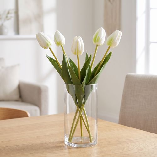Artikel Decoratieve kunstmatige tulpen voor een stijlvol interieur, 40 cm, 5 stuks
