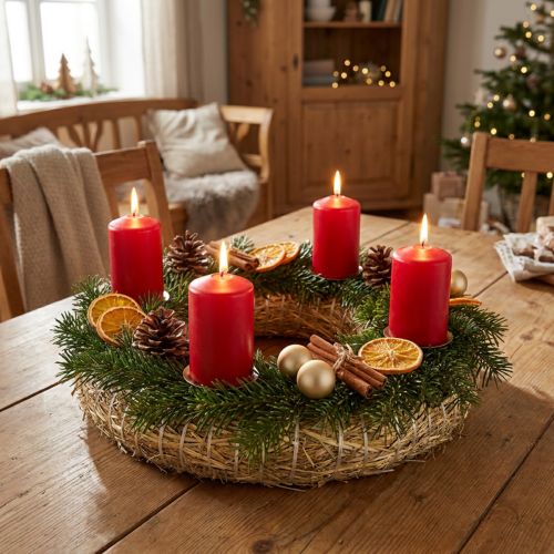 Strokrans Ø40cm naturel 5 stuks - Adventskrans, deurkrans, paaskrans knutselen | Floristik24.nl