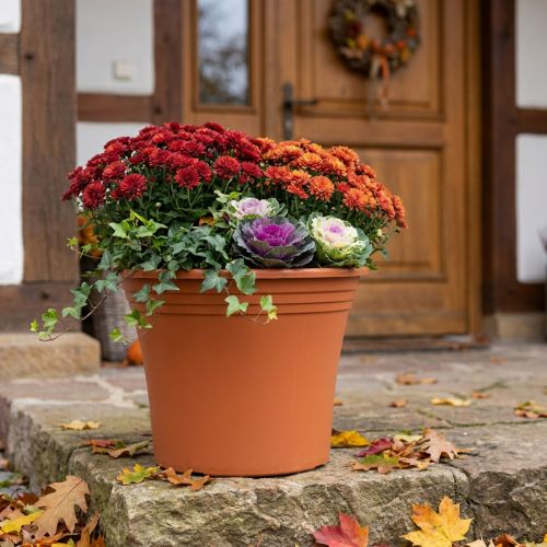 Pot “Irys” kunststof terracotta Ø43cm H35cm 1 st | Floristik24.nl