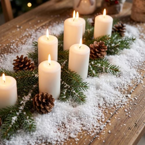 Deco sneeuwvlokken grof 100g | Floristik24.nl