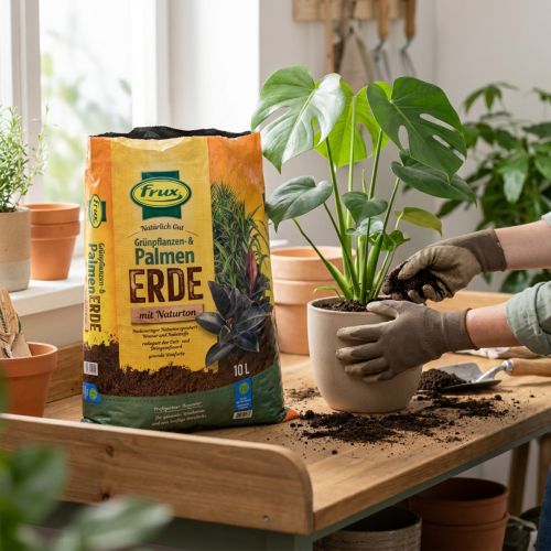 Frux Green Plant & Palm Soil met langzaam werkende meststof 10l | Floristik24.nl