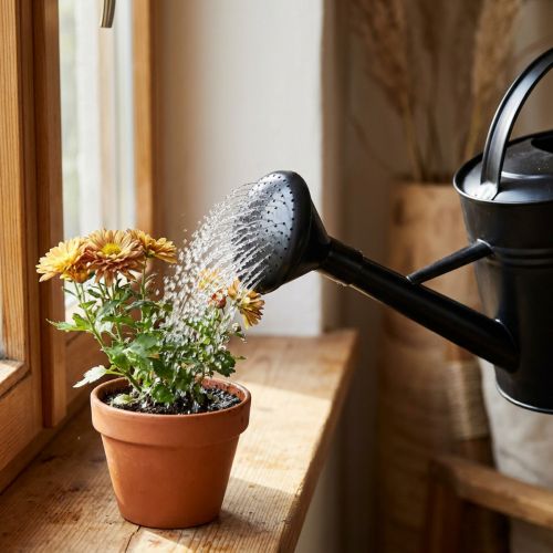 Gieter douche zwart 5l | Floristik24.nl