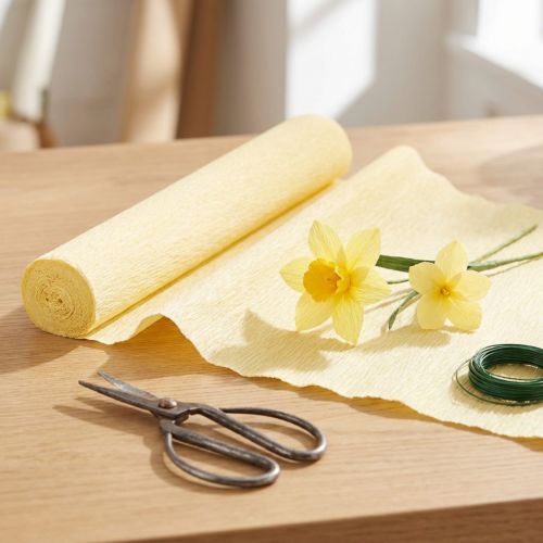 Bloemist crêpepapier pastel