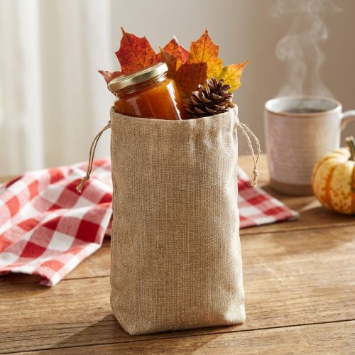 Artikel Jute tas 20×10cm H30cm Cadeautas