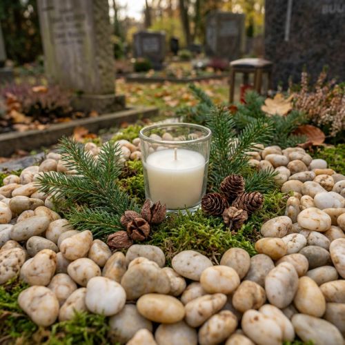 Rivierkiezels naturel crème 3-5cm 1kg | Floristik24.nl