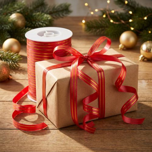 Artikel Cadeaulint voor het inpakken van cadeaus voor speciale gelegenheden, 250 meter