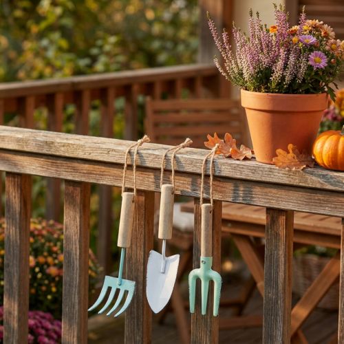 Decoratie hanger tuingereedschap vintage deco balkon 12,5cm 3st | Floristik24.nl