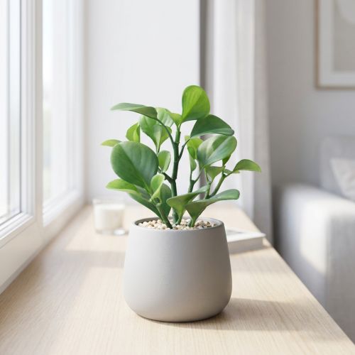 Groene kunstplant vetplant kunstgroen H14cm | Floristik24.nl