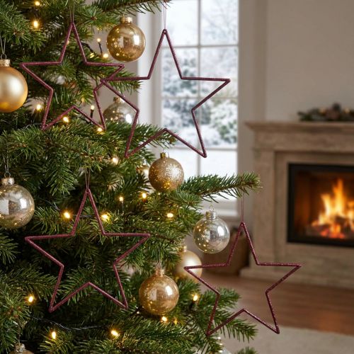 Grote decoratieve sterren om
